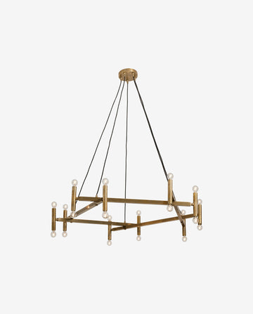 Nordal - Chandelier - brass f/20 lights