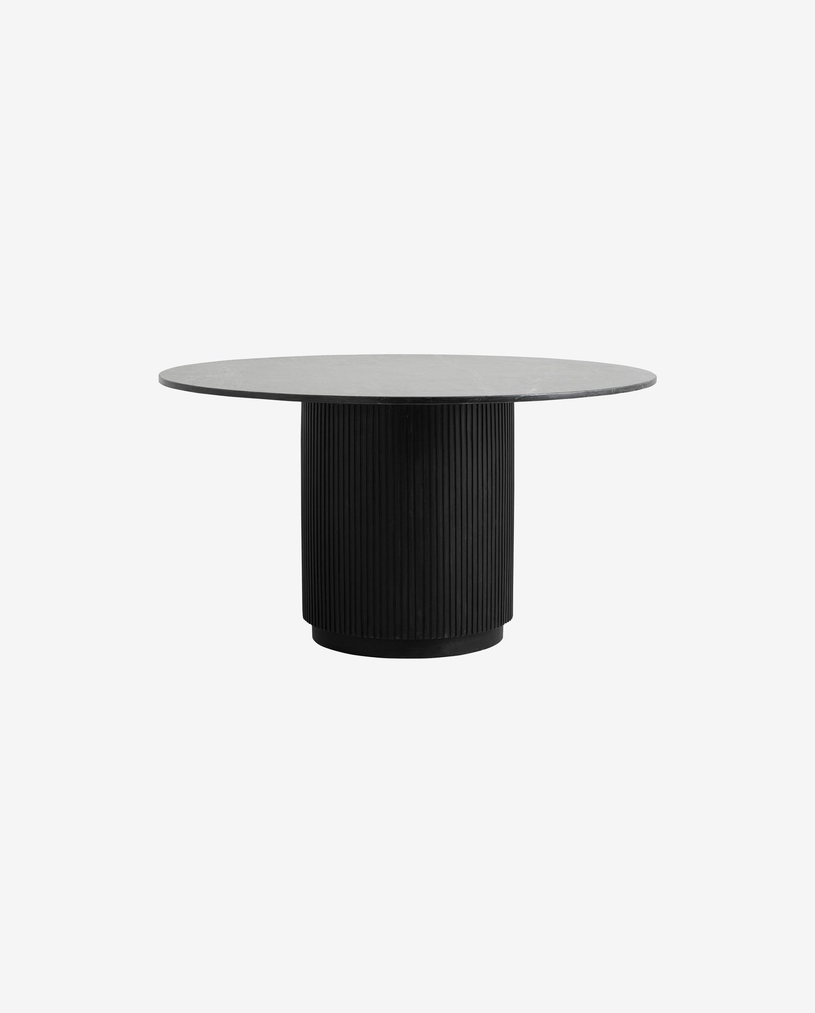 Nordal - ERIE round dining table - black marble top