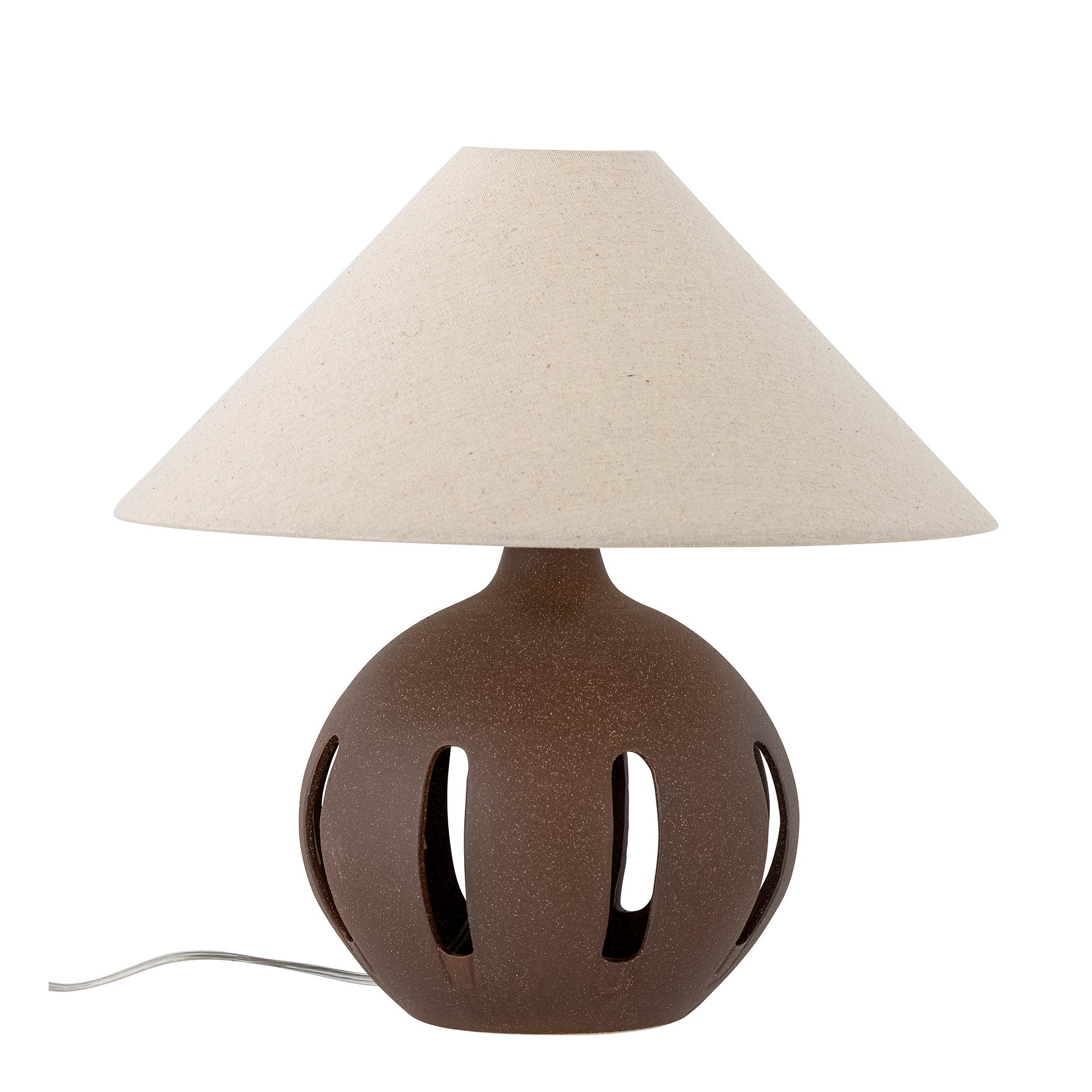 Bloomingville - Liana Table lamp, Brown, Stoneware