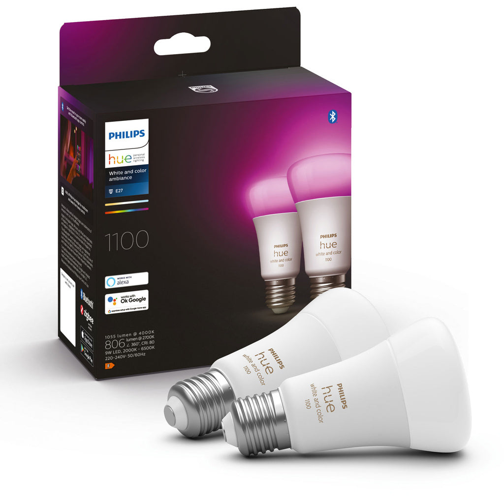 Philips hue White Color Ambiance E27 1100lm 2-pack